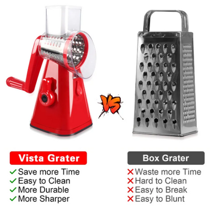 3 in 1 Rotary Grater Slicer